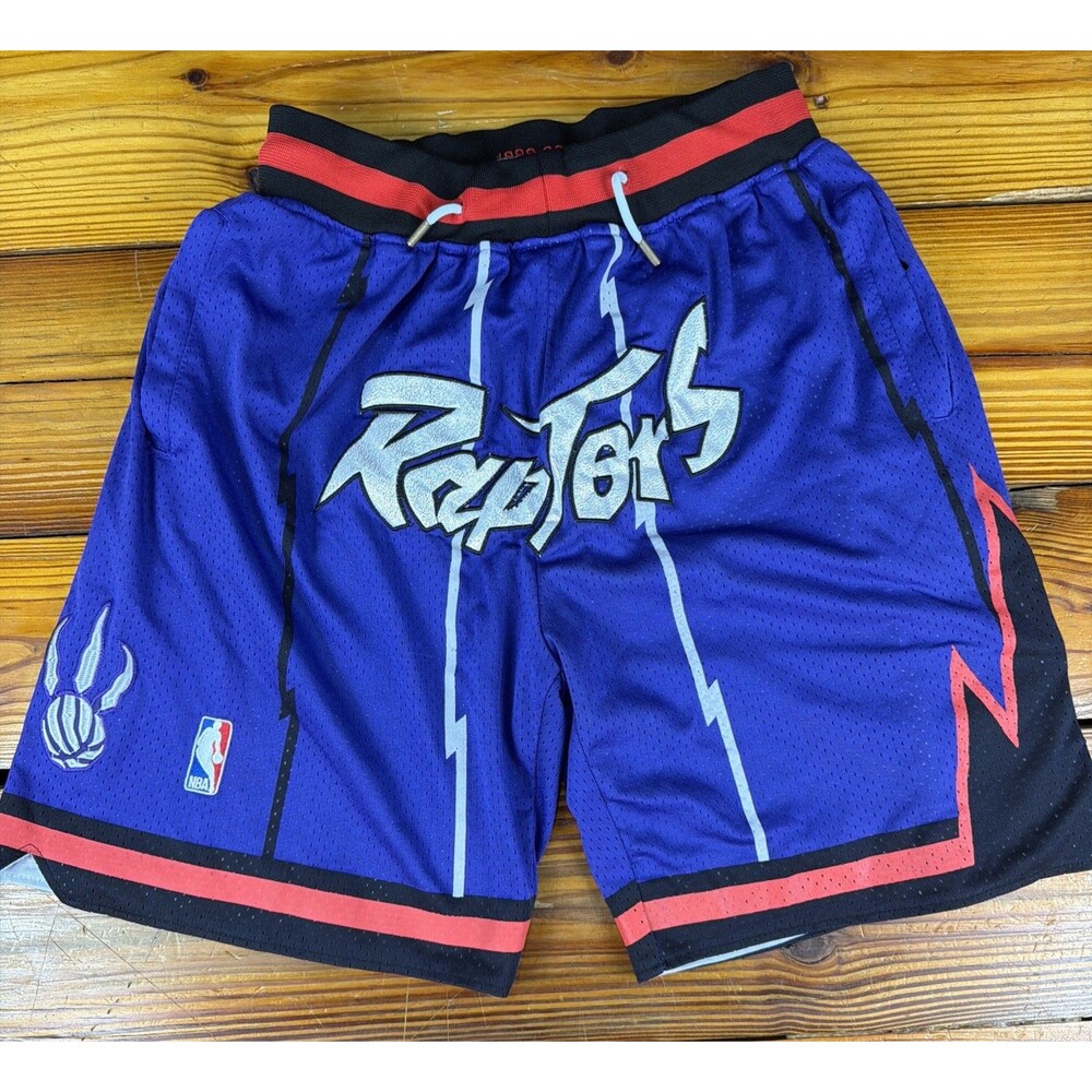 Just Don Toronto Raptors Shorts 1998-99 Hardwood Classics Purple Mesh L USA